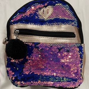 girls mini sequin backpack